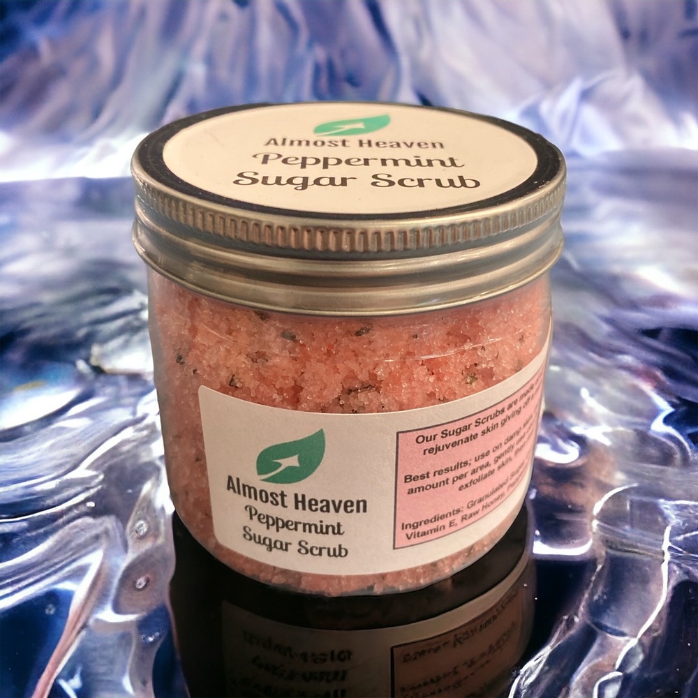Almost Heaven Peppermint Sugar Scrub